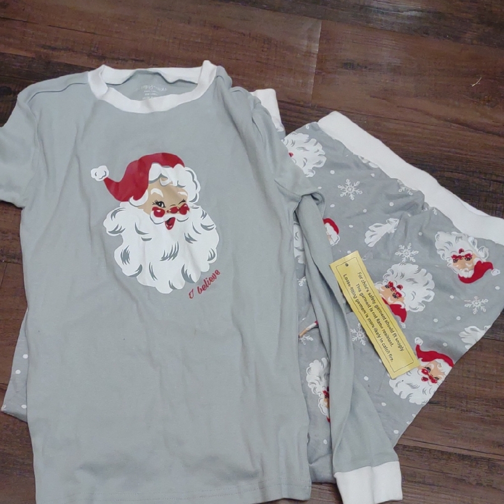 Santa Claus Kids Pajamas - NWT Size 14